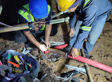 Medium Voltage Jointing – Water Treatment Facility